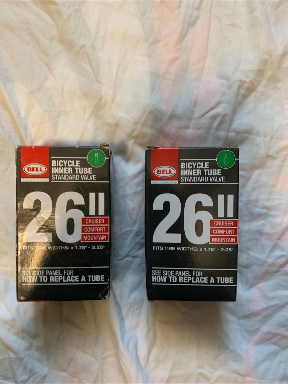 HUNTER BELL 26" Inner Tube Boxes - Black and Red Accents